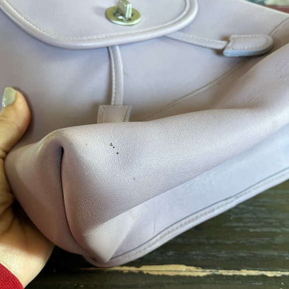 Vintage Rare Lavender Coach Mini Daypack - Picture 9 of 10